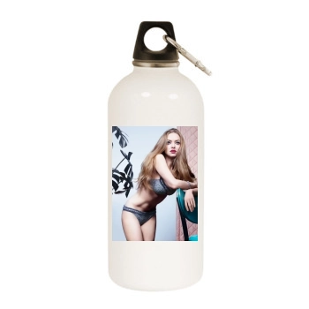 Amanda Seyfried White Water Bottle With Carabiner