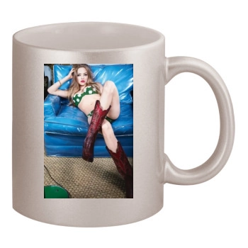 Amanda Seyfried 11oz Metallic Silver Mug