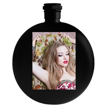 Amanda Seyfried Round Flask