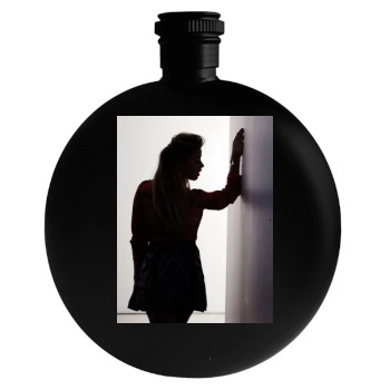 Amber Heard Round Flask