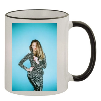 Amber Heard 11oz Colored Rim & Handle Mug