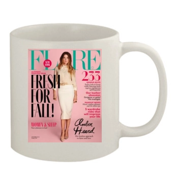 Amber Heard 11oz White Mug