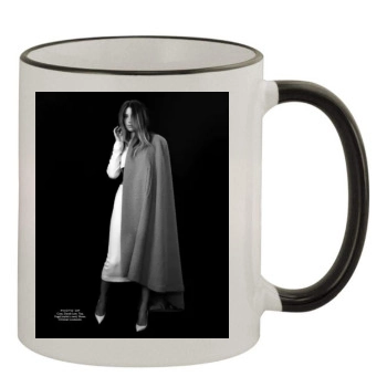 Amber Heard 11oz Colored Rim & Handle Mug