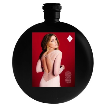 Amber Heard Round Flask