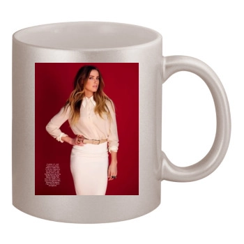 Amber Heard 11oz Metallic Silver Mug