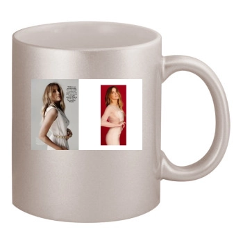 Amber Heard 11oz Metallic Silver Mug