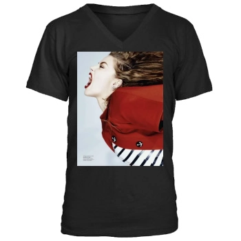 Amber Heard Men's V-Neck T-Shirt