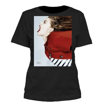 Amber Heard Women's Cut T-Shirt