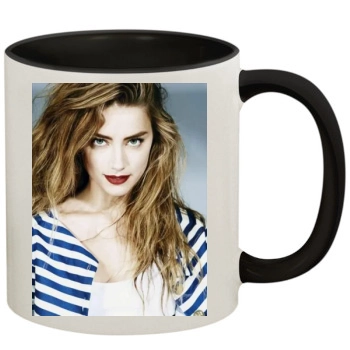 Amber Heard 11oz Colored Inner & Handle Mug