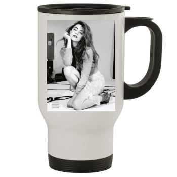 Amber Heard Stainless Steel Travel Mug