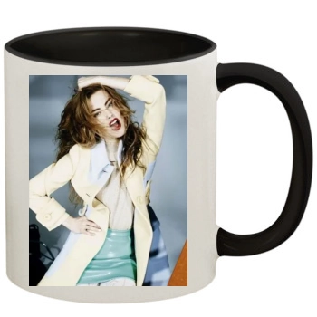 Amber Heard 11oz Colored Inner & Handle Mug