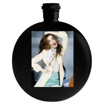 Amber Heard Round Flask