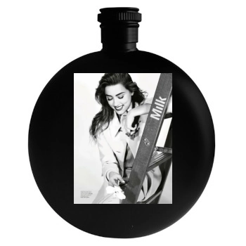 Amber Heard Round Flask