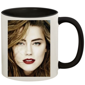 Amber Heard 11oz Colored Inner & Handle Mug