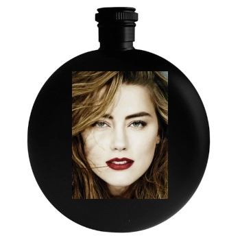 Amber Heard Round Flask