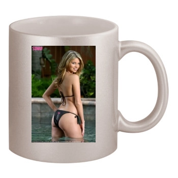 Amber Lancaster 11oz Metallic Silver Mug