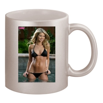 Amber Lancaster 11oz Metallic Silver Mug