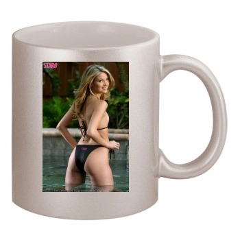 Amber Lancaster 11oz Metallic Silver Mug