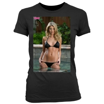 Amber Lancaster Women's Junior Cut Crewneck T-Shirt