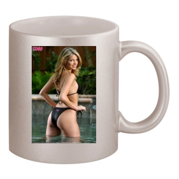 Amber Lancaster 11oz Metallic Silver Mug