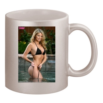 Amber Lancaster 11oz Metallic Silver Mug