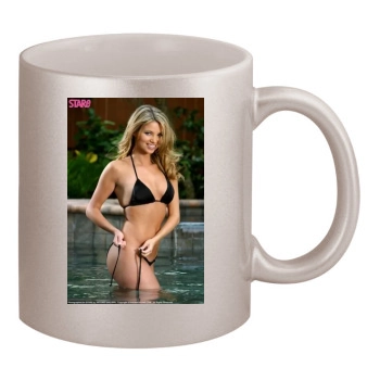 Amber Lancaster 11oz Metallic Silver Mug