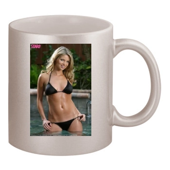 Amber Lancaster 11oz Metallic Silver Mug