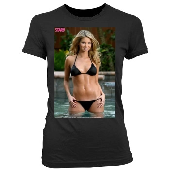 Amber Lancaster Women's Junior Cut Crewneck T-Shirt