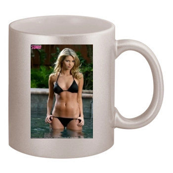 Amber Lancaster 11oz Metallic Silver Mug