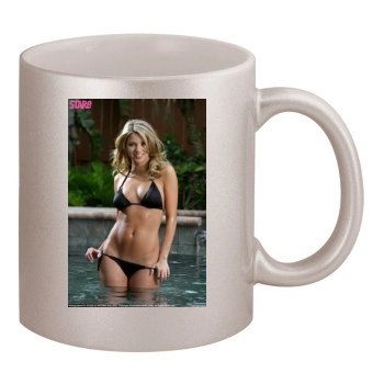 Amber Lancaster 11oz Metallic Silver Mug