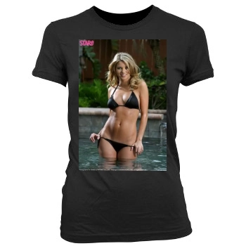 Amber Lancaster Women's Junior Cut Crewneck T-Shirt