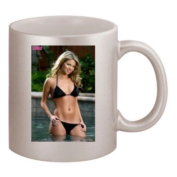 Amber Lancaster 11oz Metallic Silver Mug