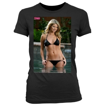 Amber Lancaster Women's Junior Cut Crewneck T-Shirt