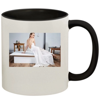 Amber Valletta 11oz Colored Inner & Handle Mug