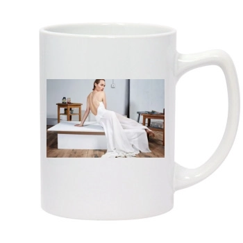 Amber Valletta 14oz White Statesman Mug