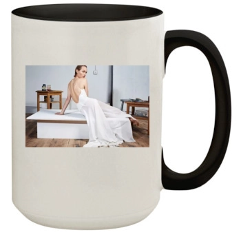 Amber Valletta 15oz Colored Inner & Handle Mug