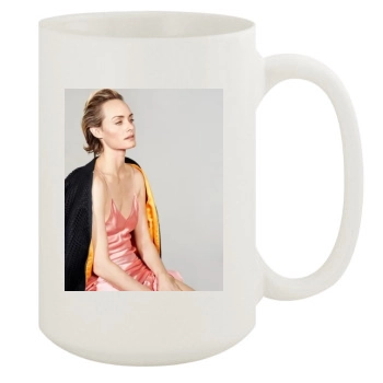 Amber Valletta 15oz White Mug