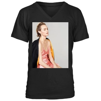 Amber Valletta Men's V-Neck T-Shirt