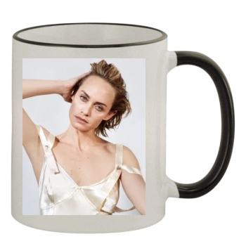 Amber Valletta 11oz Colored Rim & Handle Mug