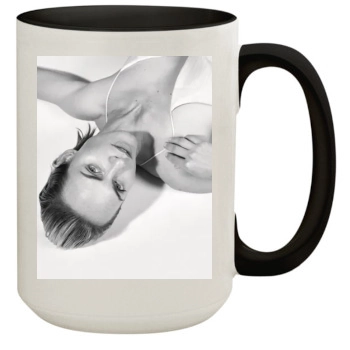 Amber Valletta 15oz Colored Inner & Handle Mug