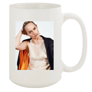 Amber Valletta 15oz White Mug