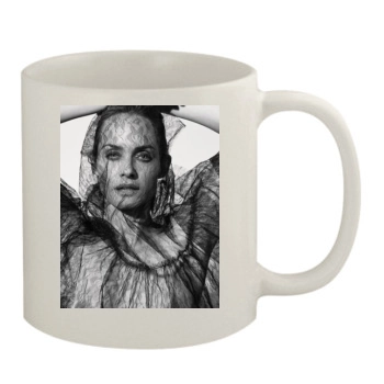 Amber Valletta 11oz White Mug