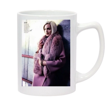 Amber Valletta 14oz White Statesman Mug