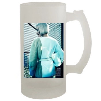 Amber Valletta 16oz Frosted Beer Stein