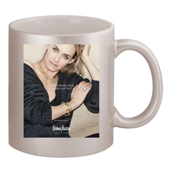 Amber Valletta 11oz Metallic Silver Mug