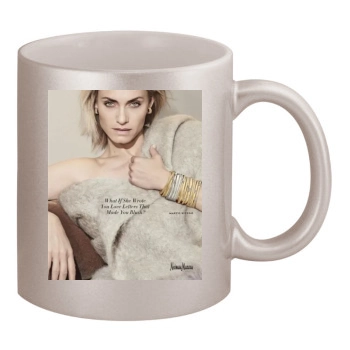 Amber Valletta 11oz Metallic Silver Mug