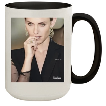 Amber Valletta 15oz Colored Inner & Handle Mug