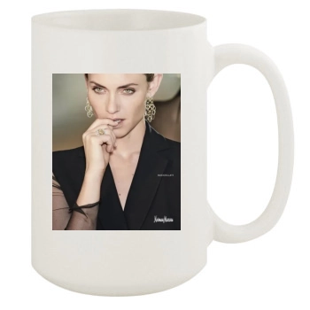 Amber Valletta 15oz White Mug