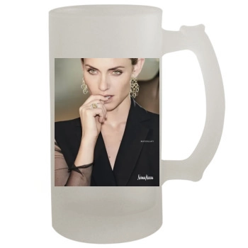 Amber Valletta 16oz Frosted Beer Stein