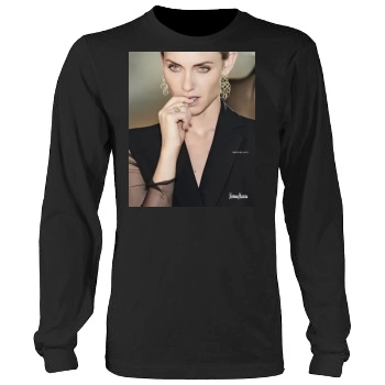 Amber Valletta Men's Heavy Long Sleeve TShirt